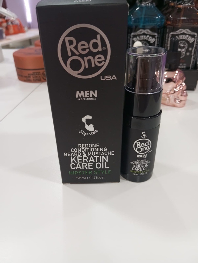 aceite barba queratina man